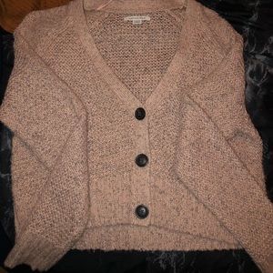 american eagle short cardigan
